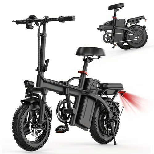 F9 Folding E-Bike – 500W, 48V 13Ah, 25 MPH, 25-Mile Range