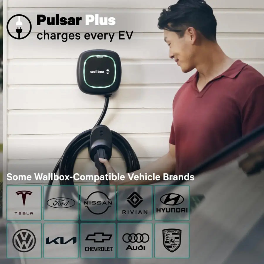 WALLBOX Pulsar Plus 48A β Smart EV Charger for Fast Home Charging
